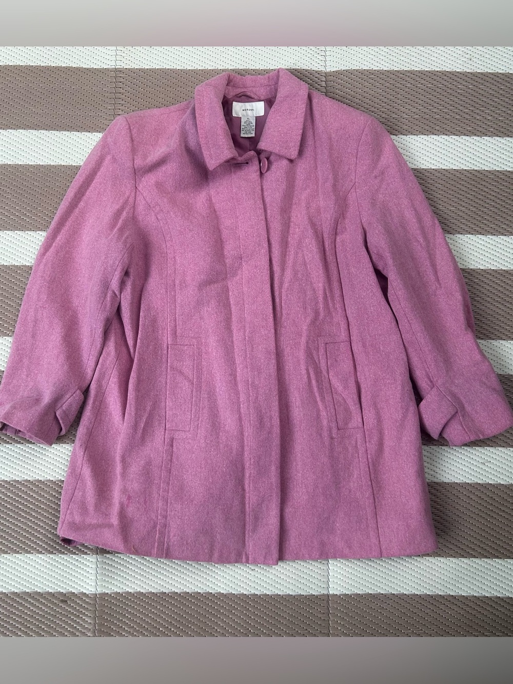 Merona Pink Wool-Blend Pea Coat (So Cute!!)